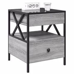 VidaXL 3284104 nightstand/bedside table Oak - Additional view 5