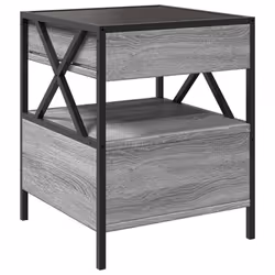 VidaXL 3284104 nightstand/bedside table Oak - Additional view 8