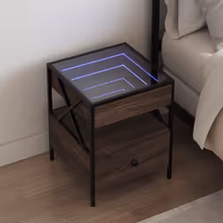 VidaXL 3284105 nightstand/bedside table Oak - Additional view 2