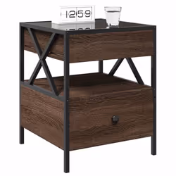 VidaXL 3284105 nightstand/bedside table Oak - Additional view 5