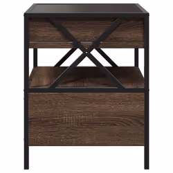 VidaXL 3284105 nightstand/bedside table Oak - Additional view 7