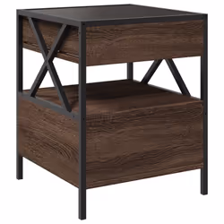 VidaXL 3284105 nightstand/bedside table Oak - Additional view 8