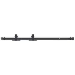 vidaXL Mini Sliding Barn Door Kit Carbon Steel Set Black/White Multi Sizes - 91 cm
