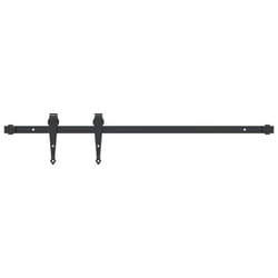 vidaXL Mini Sliding Barn Door Kit Carbon Steel Set Black/White Multi Sizes - 91 cm/ 1 pcs