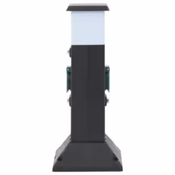 vidaXL Outdoor Socket Column with Lamp and Spike 2-Way Electrical Power Socket - Additional view 2
