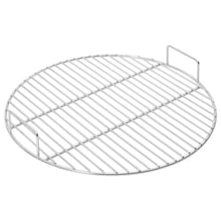 vidaXL BBQ Grill Grate with Handles Cooking Grate Round 304 Stainless Steel