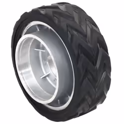 vidaXL Wheel for Jockey Wheel Replacement Jockey Wheel Aluminium and Rubber - wheel