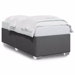 vidaXL Bed Frame Bed Base Bedstead Mattress Foundation Dark GreyÃÂ Double Fabric - dark grey, 3ft single