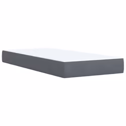 vidaXL Box Spring Bed with Mattress Home Bed Frame Dark Grey 100x200 cm Velvet - Additional view 5