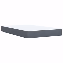 vidaXL Box Spring Bed with Mattress Dark Grey 120x190 cm Small Double Velvet - Additional view 5