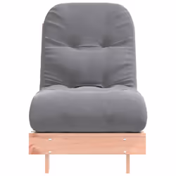 vidaXL Futon Sofa Bed with Mattress Bedroom Floor Bed Couch Solid Wood Douglas - Additional view 4