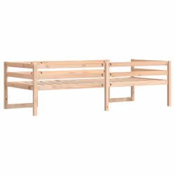 vidaXL Kids' Bed Frame Bedroom Bedstead Bed Base 90x200 cm Solid Wood Pine - Additional view 6
