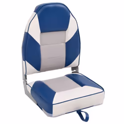 vidaXL Boat Seat with High Back Foldable Canoe Seat Adjustable Kayak Seat