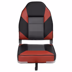 vidaXL Boat Seat with High Back Foldable Canoe Seat Adjustable Kayak Seat
