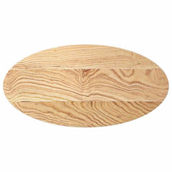 vidaXL Table Top Light Brown 80x40x4 cm Solid Wood Oak Oval coffee table top - natural, 80 x 40 x 2 cm
