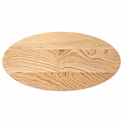 vidaXL Table Top Light Brown 80x40x4 cm Solid Wood Oak Oval coffee table top - natural, 80 x 40 x 4 cm