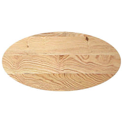 vidaXL Table Top Light Brown 80x40x4 cm Solid Wood Oak Oval coffee table top - natural, 100 x 50 x 4 cm