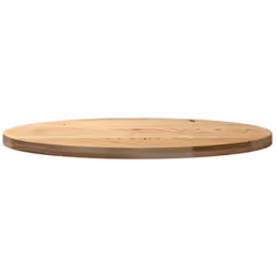 vidaXL Table Top Light Brown 80x40x4 cm Solid Wood Oak Oval coffee table top - natural, 100 x 50 x 4 cm - Additional view 4