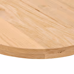vidaXL Table Top Light Brown 80x40x4 cm Solid Wood Oak Oval coffee table top - natural, 100 x 50 x 4 cm - Additional view 7