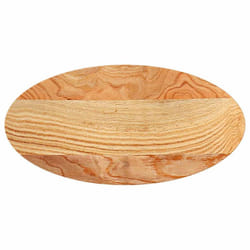 vidaXL Table Top Light Brown 80x40x4 cm Solid Wood Oak Oval coffee table top - light brown, 80 x 40 x 2 cm