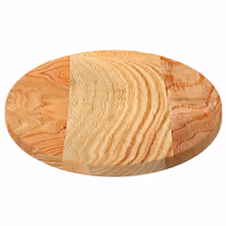 vidaXL Table Top Light Brown 80x40x4 cm Solid Wood Oak Oval coffee table top - light brown, 80 x 40 x 2 cm - Additional view 5