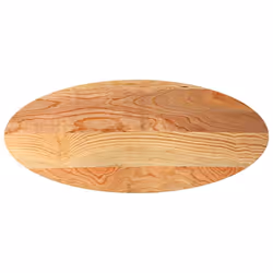 vidaXL Table Top Light Brown 80x40x4 cm Solid Wood Oak Oval coffee table top - light brown, 140 x 60 x 2 cm
