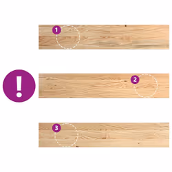 vidaXL Window Sills Window Ledge Window Board 2 pcsÂ Untreated Solid Wood Oak - natural, 80 x 15 x 2 cm - Additional view 6