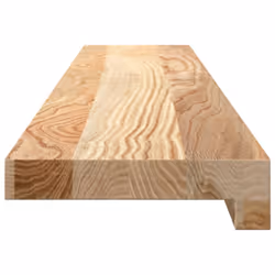 vidaXL Window Sills Window Ledge Window Board 2 pcsÂ Untreated Solid Wood Oak - natural, 100 x 15 x 2 cm - Additional view 4