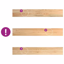 vidaXL Window Sills Window Ledge Window Board 2 pcsÂ Untreated Solid Wood Oak - natural, 100 x 15 x 2 cm - Additional view 6