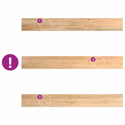 vidaXL Window Sills Window Ledge Window Board 2 pcsÂ Untreated Solid Wood Oak - 120 x 15 x 2 cm - Additional view 6