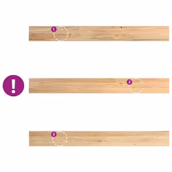 vidaXL Window Sills Window Ledge Window Board 2 pcsÃÂ Untreated Solid Wood Oak - natural, 140 x 15 x 2 cm - Additional view 6