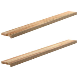 vidaXL Window Sills Window Ledge Window Board 2 pcsÂ Untreated Solid Wood Oak - natural, 160 x 15 x 2 cm