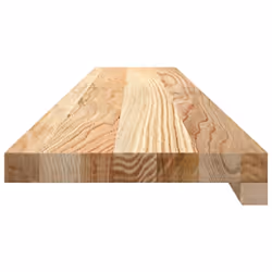 vidaXL Window Sills Window Ledge Window Board 2 pcsÂ Untreated Solid Wood Oak - 110 x 20 x 2 cm - Additional view 4