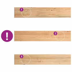 vidaXL Window Sills Window Ledge Window Board 2 pcsÂ Untreated Solid Wood Oak - 110 x 20 x 2 cm - Additional view 6