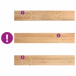 vidaXL Window Sills Window Ledge Window Board 2 pcsÂ Untreated Solid Wood Oak - 120 x 20 x 2 cm - Additional view 6