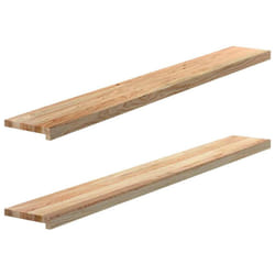 vidaXL Window Sills Window Ledge Window Board 2 pcsÂ Untreated Solid Wood Oak - 160 x 20 x 2 cm