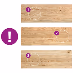 vidaXL Window Sills Window Ledge Window Board 2 pcsÃÂ Untreated Solid Wood Oak - natural, 70 x 25 x 2 cm - Additional view 6