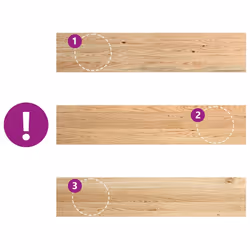 vidaXL Window Sills Window Ledge Window Board 2 pcsÃÂ Untreated Solid Wood Oak - natural, 120 x 25 x 2 cm - Additional view 6
