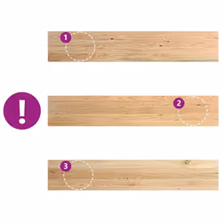 vidaXL Window Sills Window Ledge Window Board 2 pcsÂ Untreated Solid Wood Oak - 140 x 25 x 2 cm - Additional view 6
