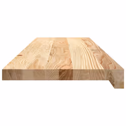 vidaXL Window Sills Window Ledge Window Board 2 pcsÃÂ Untreated Solid Wood Oak - natural, 90 x 30 x 2 cm - Additional view 4