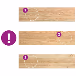 vidaXL Window Sills Window Ledge Window Board 2 pcsÃÂ Untreated Solid Wood Oak - natural, 100 x 30 x 2 cm - Additional view 6