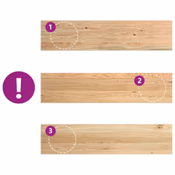 vidaXL Window Sills Window Ledge Window Board 2 pcsÃÂ Untreated Solid Wood Oak - natural, 110 x 30 x 2 cm - Additional view 6