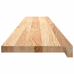 vidaXL Window Sills Window Ledge Window Board 2 pcsÂ Untreated Solid Wood Oak - 140 x 30 x 2 cm - Additional view 4