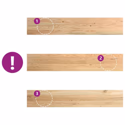 vidaXL Window Sills Window Ledge Window Board 2 pcsÂ Untreated Solid Wood Oak - 140 x 30 x 2 cm - Additional view 6