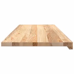 vidaXL Window Sills Window Ledge Window Board 2 pcsÃÂ Untreated Solid Wood Oak - natural, 110 x 40 x 2 cm - Additional view 4