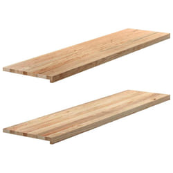 vidaXL Window Sills Window Ledge Window Board 2 pcsÂ Untreated Solid Wood Oak - natural, 160 x 40 x 2 cm
