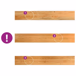 vidaXL Window Sills Window Ledge Window Board 2 pcsÃÂ Untreated Solid Wood Oak - light brown, 100 x 15 x 2 cm - Additional view 6