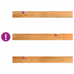 vidaXL Window Sills Window Ledge Window Board 2 pcsÃÂ Untreated Solid Wood Oak - light brown, 140 x 15 x 2 cm - Additional view 6