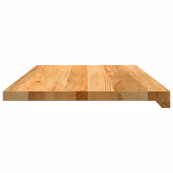 vidaXL Window Sills Window Ledge Window Board 2 pcsÃÂ Untreated Solid Wood Oak - light brown, 70 x 40 x 2 cm - Additional view 4