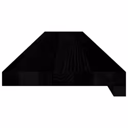 vidaXL Window Sills Window Ledge Window Board 2 pcsÃÂ Untreated Solid Wood Oak - dark brown, 110 x 20 x 2 cm - Additional view 4